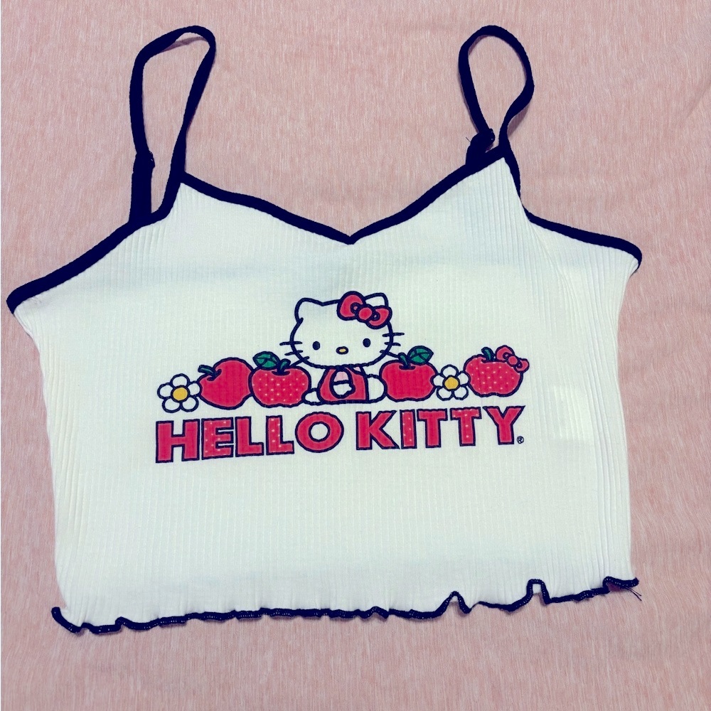 SHEIN x Hello Kitty Ribbed Tank Top NWOT